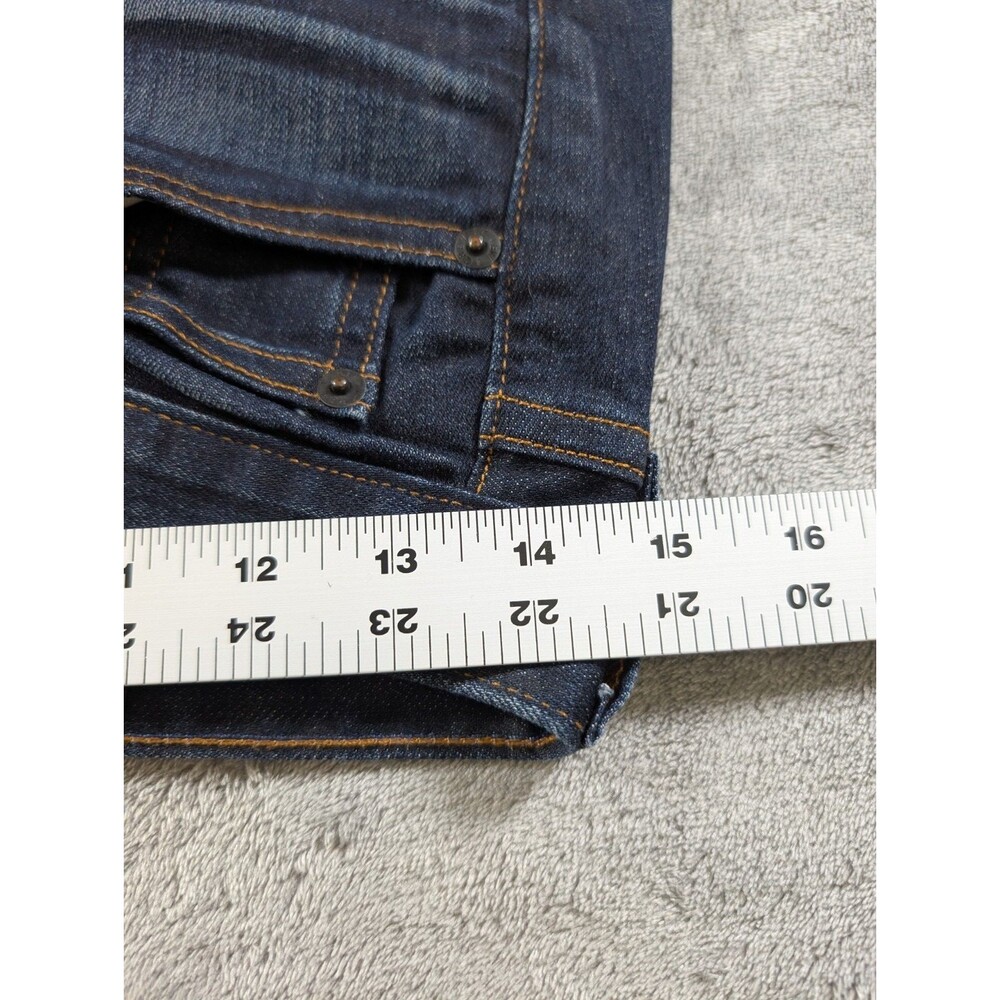 J Crew Toothpick Skinny Jeans Womens 27 Mid Rise Dark Wash Stretch Denim - Picture 8 of 11